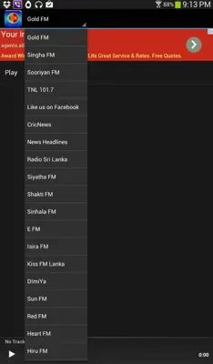 Sri Lanka Radio android App screenshot 0