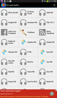 Sri Lanka Radio android App screenshot 1